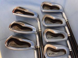 Used[B-] Golf Dunlop XXIO Forged Iron Set MX1000 Stiff Men W4J