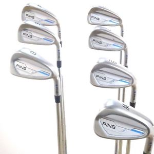 2016 Ping i Series Iron Set 4-PW + UW Black Dot Project X 5.5 Stiff Flex