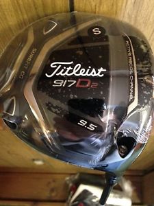 Titleist 917 D2 Driver 9.5* Diamana Stiff  With Headcover and TK. NEW!