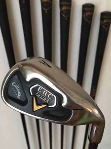 [USED] CALLAWAY GOLF JAPAN E.R.C FUSION IRON SET 7-clubs (#5-9 , AW , PW) SR