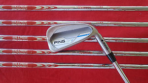 "EXCELLENT"  PING i e1  5-PW, BLACK Dot,  Upgrade:  Nippon Modus3 TOUR 105 Stiff