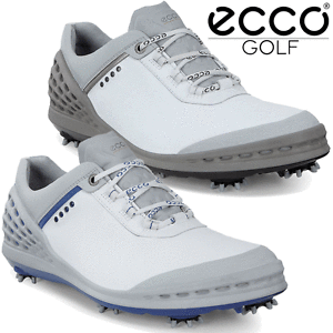"SALE" ECCO CAGE HYDROMAX LEATHER WATERPROOF MENS GOLF SHOES + FREE CARE KIT