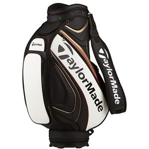NEW TaylorMade Golf Tour Staff Bag 2016 Black / White / Gold / Red Retail: $399