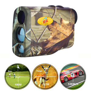 1000M Camo Golf Laser Rangefinder Pinseeker Vertical Height Horizontal Distance
