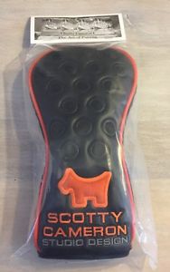 *NEW* Scotty Cameron 2016 Black & Ballistic Orange Driver Headcover