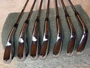 Titleist 716 AP2 Iron Set with Dynamic Gold AMT Stiff Shafts 4-PW