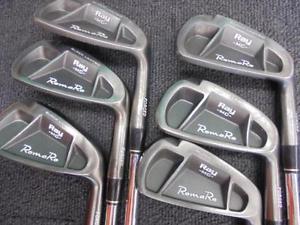 [USED] ROMARO GOLF JAPAN RAY MC BLACK IRON SET DG TOUR ISSUE FLAG #5-9,P(6clubs)