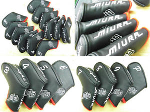 [NEW] MIURA GIKEN GOLF JAPAN IC12 IRON COVER #3-9,P,G,A,S,X (12 pcs) 2017 MODEL