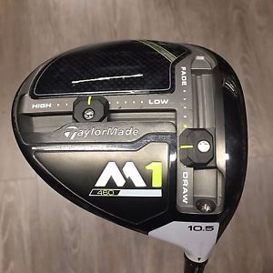 "USED" TAYLORMADE M1 2017 460 DRIVER 10.5 DEGREE REGULAR KUROKAGE SILVER SHAFT