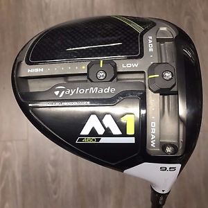 "USED" TAYLORMADE M1 2017 460 DRIVER 9.5 DEGREE STIFF KUROKAGE SILVER 60 SHAFT