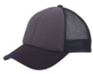 DDI 1474378 6 Panel Mesh Back with Sandwich Bill Cap - Blk-Gray Case Of 144