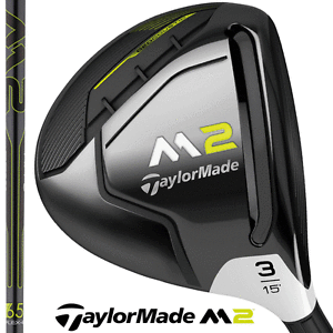 "NEW 2017" TAYLORMADE M2 16.5 DEGREE 3HL WOOD STIFF REAX 65 SHAFT + HEADCOVER