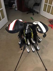 2016 Taylor Made M2 complete iron set SW 1WD 3WD and putter LEFTY Slightly Used