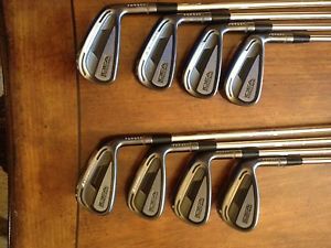 Adams a12 Pro Forged RH Irons 4-gw Kbs Tour Stiff Steel Shafts