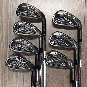 "EX DISPLAY" TAYLORMADE M2 TOUR IRONS 4-PW STIFF DYNAMIC GOLD XP 95 STEEL SHAFTS