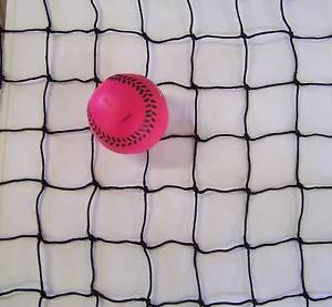 100' x 17'  BLACK SQUARE MESH NYLON GOLF BACKSTOP BARRIER SPORT NETTING  -2" #18