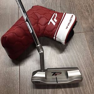 "MINT" TAYLORMADE TP COLLECTION SOTO 35" PUTTER + HEADCOVER & SUPERSTROKE GRIP