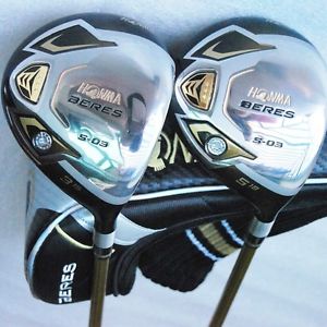 1piece New mens Golf club HONMA S-03 3/18 Golf fairway wood with Graphite