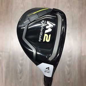 "USED" TAYLORMADE M2 22 DEGREE 4 HYBRID RESCUE REGULAR REAX 65 SHAFT + HEADCOVER