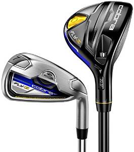 COBRA Fly Z Blue 3-PW Hybrid Irons FST Steel / Graphite Stiff - 2015