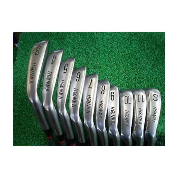 Used[B] Golf Honma Golf Japan LB-606 black cloisonne 10S Iron Set Otherwise T2O