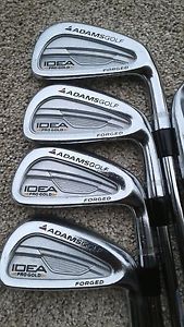 Adams Golf Idea Pro Gold forged Iron Set Golf Club 5-AW steel shaft regular flex