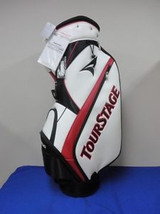 [UNUSED] BRIDGESTONE GOLF JAPAN CBTV50 CART CADDY BAG 9.5 x 47" 2.9 kg White/Red