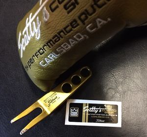 **Hi-PERFORMANCE SET* Scotty Cameron Custom Shop Head Cover W/ SHAFT BAND