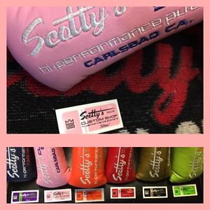 **Hi-PERFORMANCE SET* Scotty Cameron Custom Shop Head Cover W/ SHAFT BAND