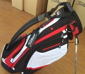 ***SALE - BRAND NEW*** Titleist LIGHTWEIGHT Single Strap Stand Bag - BLK/RED/WHT