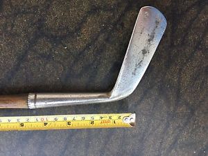 1880s Forgan and son antique wooden shafted golf club 4 ½ in hosel smooth fac