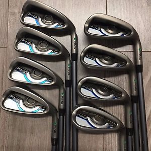 "MINT" PING GMAX 5-SW + UW IRONS SOFT REGULAR GRAPHITE GREEN DOT / 100% GENUINE