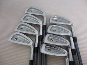 2 stars HIRO HONMA Golf Iron Set Clubs USED LB-708 TITANIUM CARBON 2S Flex-S2
