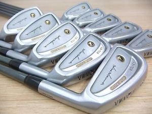 1 star HIRO HONMA Golf Iron Set Clubs USED LB-708 1S R1 3-11, S