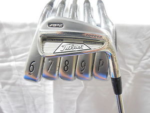 Used RH Titleist AP2 Forged Iron Set 5-PW KBS Tour Steel Shaft Stiff Flex