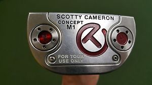 *RARE* Used Tour Only Scotty Cameron Circle T M1 Concept Putter Dot Sight RH 34"