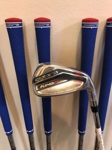 ** BRAND NEW** COBRA KING F7 ONE LENGTH IRONS 5-PW, GW RH Steel Regular Flex