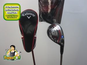 2015 Callaway Big Bertha 4 Hybrid 22 deg Mamiya Recoil F3 Regular Headcover 1723