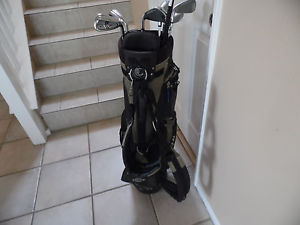 10 club Callaway X Hot iron set w/Callaway woods, Odyssey putter & stand bag!