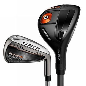 King Cobra King F6 Combo Irons 2/3H-3/4H+5-PW (Steel, REGULAR) Golf NEW image 1