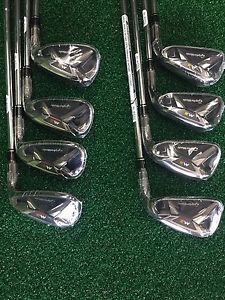 '2016 TAYLOR MADE M2 IRONS (4-PW,AW) IRON SET w/REAX Steel By FST REGULAR Flex