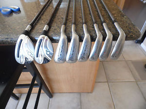 11 club Lady Adams Idea A3OS hybrid iron set with Adams Idea woods!