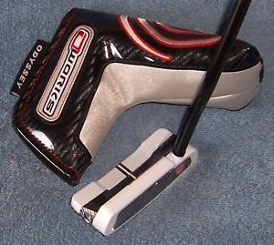 **NEW** 2017 ODYSSEY GOLF O-WORKS 1W W/B/W PUTTER SUPERSTROKE 2.0 35" RH W/COVER