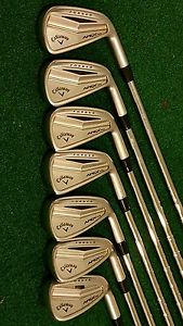 2014 Callaway Apex Pro Irons 4-pw KBS Tour V
