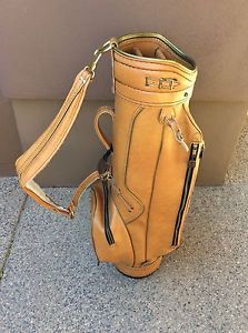 ~ Vintage ~ Miller Pro Only Golf Bag ~6 divider 6F2323  w/rain cover  VGUC