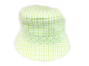 Auth Hermes Plaid Pattern Hat Absinthe Brand hat Free Shipping