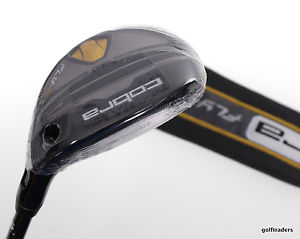 2015 COBRA FLY-Z WHITE 2-3 HYBRID GRAPHITE STIFF FLEX + TOOL + COVER- NEW #C4453