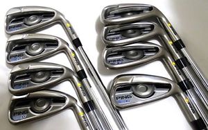 2016 Ping G Iron Set AWT Steel Stiff 4-PW + U - Mint! Only 7 & PW have been hit!