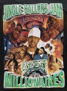 JINGLE BALLERS JAM - RAP / HIP HOP XL/ 2XL JUVENILE/NELLY RARE VINTAGE SHIRT NEW