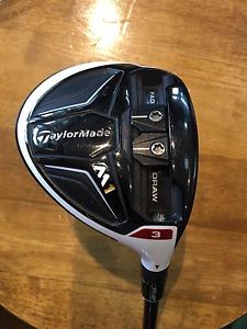 2016 RH Taylormade M1 Three Wood Graphite Stiff Shaft W/Headcover/Tool